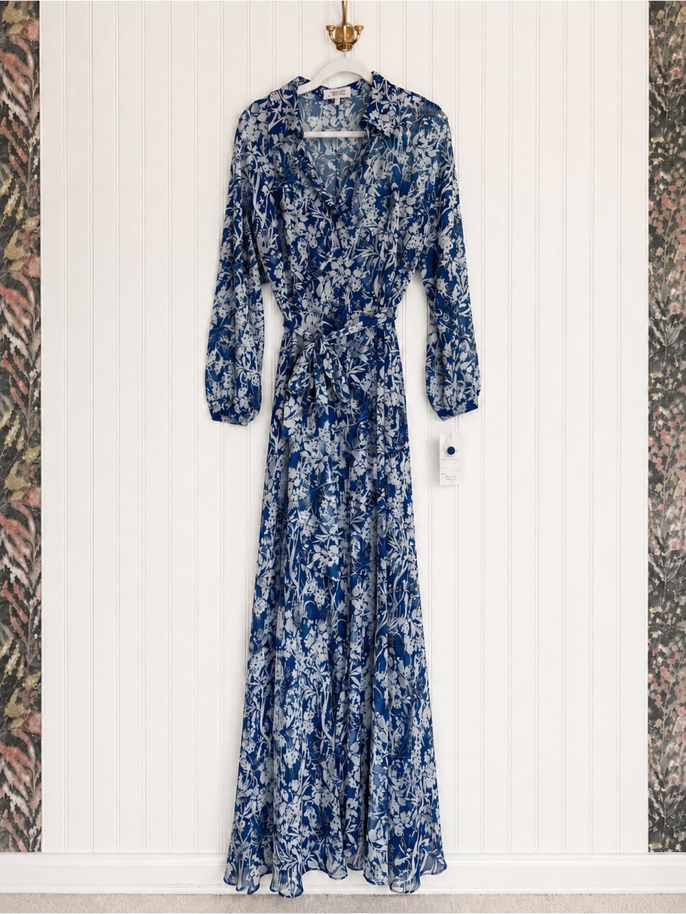 NWT Teri Jon by Rickie Freeman Belted Shirtdress Gown 10 Formal Wedding Guest